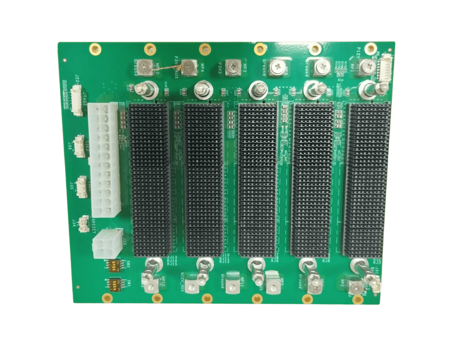 3U Open VPX 5-slot Backplane (BKP3-DIS02-15.2.8-n
